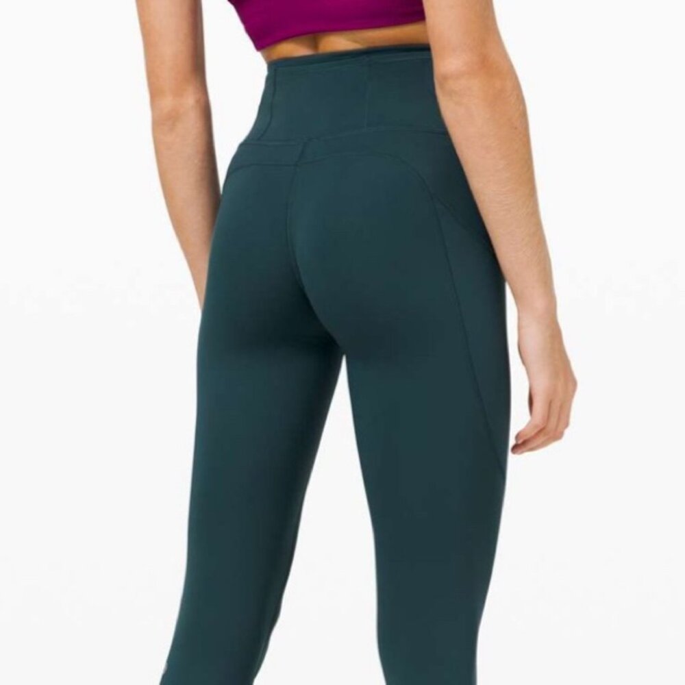 NWT Lululemon Fast Free HR Tight 28 Inch Brushed Submarine 2 RARE ONLY ONE